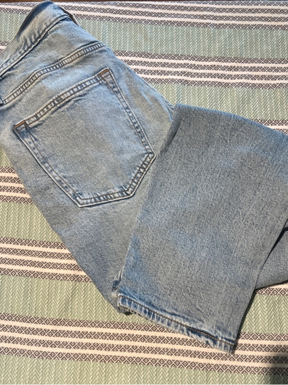 Light Wash Straight Leg Jeans from Old Navy